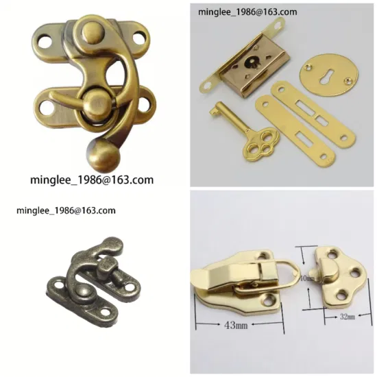 High Quality Lock Catch Hasp Clasp for Wooden Box. 70*40mm