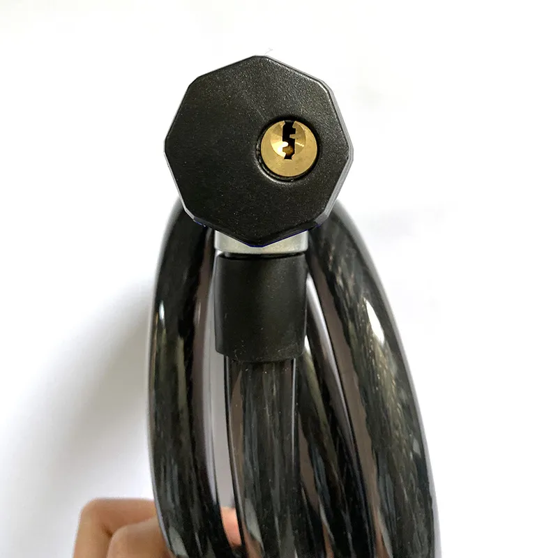 Bike Bicycle Lock Cable Key Lock with Bracket