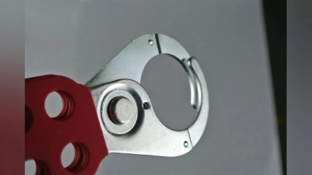 Best Quality Steel Lockout Safety Hasp 6 Holes Red Brady Loto