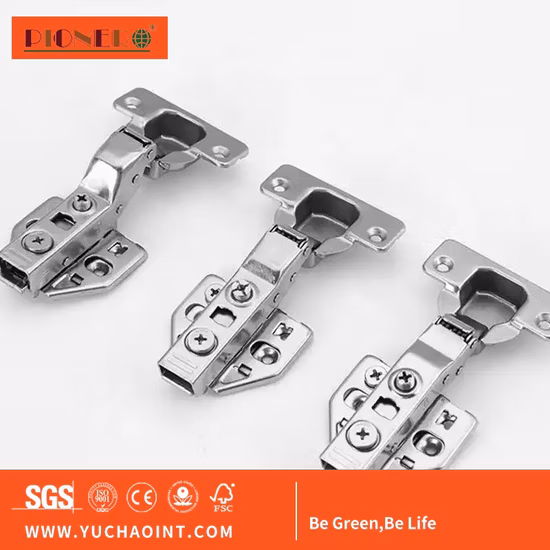 Adjustable Soft Closing Stainless Steel Hydraulic Cabinet Concealed Door Hinge Furniture Hardware